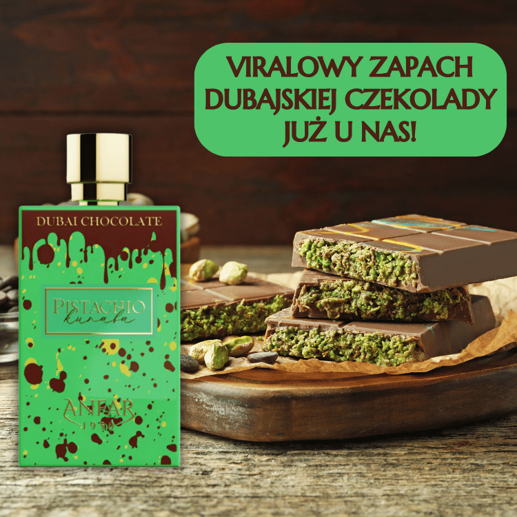 viralowe perfumy o zapachu dubajskiej czekolady, trendy perfumy