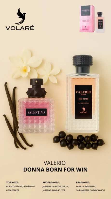 Volare Valerio donna Born to win to arabski klon perfum Valentino donna Born in Roma